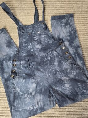 Anthropologie Pilcro Overalls Womens 26 The Wanderer Overall Gray Boho Utility